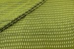 Asparagus Green Mercerised Fine Handloom Ikkat Tie-Dye Pure Soft Cotton Fabric