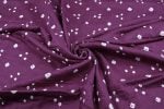 Purple Bandhani Tie Dye 100% Pure Soft Cotton Satin Finish Fabric - Image 3