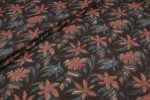 Natural Black Bagru Handblock Printed Cotton Fabric