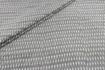 Gray Mercerised Fine Handloom Ikkat Tie-Dye Pure Soft Cotton Fabric