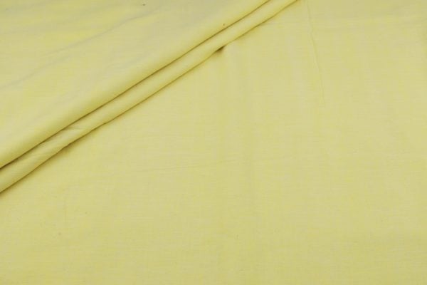 Primrose Yellow Flowy HandLoom Pure Soft Cotton Fabric