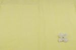 Primrose Yellow Flowy HandLoom Pure Soft Cotton Fabric - Image 2