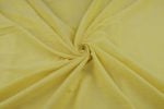 Primrose Yellow Flowy HandLoom Pure Soft Cotton Fabric - Image 3