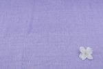 Periwinkle Purple Flowy HandLoom Pure Soft Cotton Fabric - Image 2