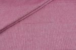 Cherry Blossom Pink Flowy HandLoom Woven Stripes Pure Soft Cotton Fabric