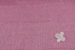 Cherry Blossom Pink Flowy HandLoom Woven Stripes Pure Soft Cotton Fabric - Image 2