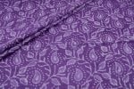 Grape Purple Bagru Handblock Printed Cotton Fabric