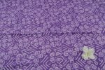 Grape Purple Bagru Handblock Printed Cotton Fabric - Image 2