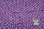 Grape Purple Bagru Handblock Printed Cotton Fabric - Image 2