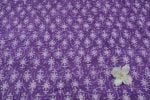 Grape Purple Bagru Handblock Printed Cotton Fabric - Image 2