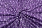 Grape Purple Bagru Handblock Printed Cotton Fabric - Image 3