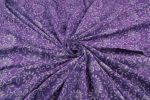 Grape Purple Bagru Handblock Printed Cotton Fabric - Image 3