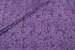 Grape Purple Bagru Handblock Printed Cotton Fabric