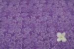 Grape Purple Bagru Handblock Printed Cotton Fabric - Image 2