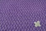 Grape Purple Bagru Handblock Printed Cotton Fabric - Image 2