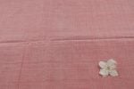 Apricot Orange Handwoven Mangalgiri 100% Pure Cotton Fabric - Image 2