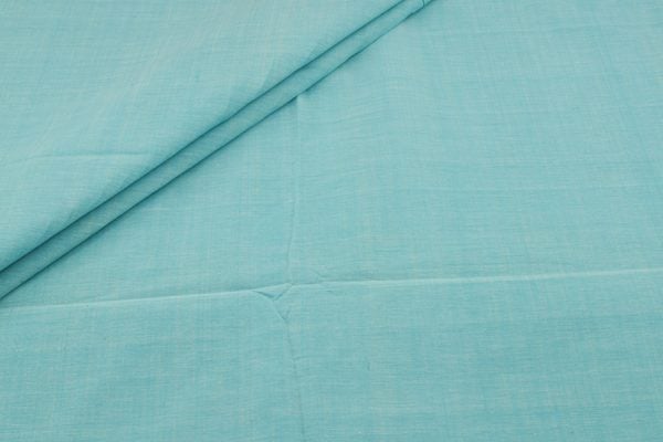Powder Blue Handwoven Mangalgiri 100% Pure Cotton Fabric