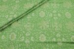 Pastel Green Bagru Handblock Printed Cotton Fabric