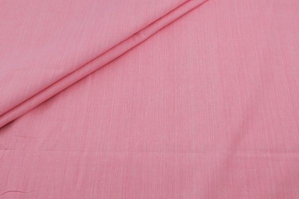 Flamingo Pink Handwoven Mangalgiri 100% Pure Cotton Fabric