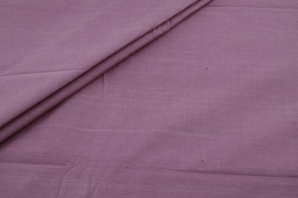 Pre-Cut 2.20m Mauve Purple Handwoven Mangalgiri 100% Pure Cotton Fabric
