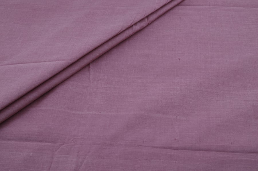 Mauve Purple Handwoven Mangalgiri 100% Pure Cotton Fabric Mauve Purple Handwoven Mangalgiri 100% Pure Cotton Fabric - Image 1