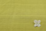 Brass Yellow Handwoven Mangalgiri 100% Pure Cotton Fabric - Image 2