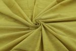 Brass Yellow Handwoven Mangalgiri 100% Pure Cotton Fabric - Image 3