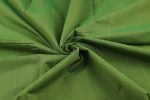 Pistachio Green Handwoven Mangalgiri Zari Border Pure Cotton Fabric - Image 3