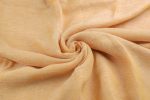 Cashmere Brown Handloom Woven Pure Soft Linen Fabric - Image 3