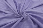 Pastel Purple Flowy HandLoom Pure Soft Cotton Fabric - Image 3