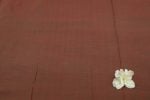 Saddle Brown Flowy HandLoom Pure Soft Cotton Fabric - Image 2