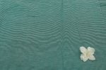 Pine Green Flowy HandLoom Woven Stripes Pure Soft Cotton Fabric - Image 2