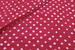 Dark Pink Bandhani Tie Dye 100% Pure Soft Cotton Satin Finish Fabric