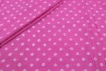 Rose Pink Bandhani Tie Dye 100% Pure Soft Cotton Satin Finish Fabric