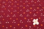 Bright Red Bandhani Tie Dye 100% Pure Soft Cotton Satin Finish Fabric - Image 2