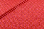 Tangelo Orange Authentic Handwoven Soft Silk-Cotton Ikkat Fabric