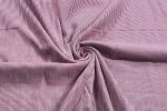 Purple Flowy HandLoom Woven Stripes Pure Soft Cotton Fabric - Image 3