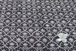 Natural Black Bagru Handblock Printed Cotton Fabric - Image 3