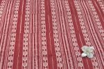Natural Madder Red Bagru Handblock Printed Cotton Fabric - Image 3
