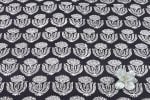 Natural Black Bagru Handblock Printed Cotton Fabric - Image 3
