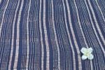 Natural Indigo Blue Bagru Handblock Printed Cotton Fabric - Image 3
