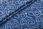 Natural Indigo Blue Bagru Handblock Printed Cotton Fabric
