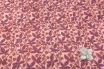 Natural Madder Red Bagru Handblock Printed Cotton Fabric - Image 2