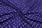 Indigo Blue Bandhani Tie Dye 100% Pure Soft Cotton Satin Finish Fabric - Image 3