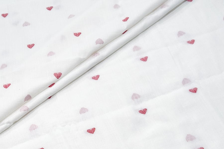 White Woven Design Flowy HandLoom Pure Soft Cotton Fabric White Woven Design Flowy HandLoom Pure Soft Cotton Fabric - Image 1