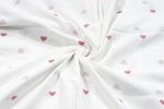 White Woven Design Flowy HandLoom Pure Soft Cotton Fabric - Image 3