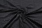 Black Handloom Intricate Border Flowy HandLoom Pure Soft Cotton Fabric - Image 3