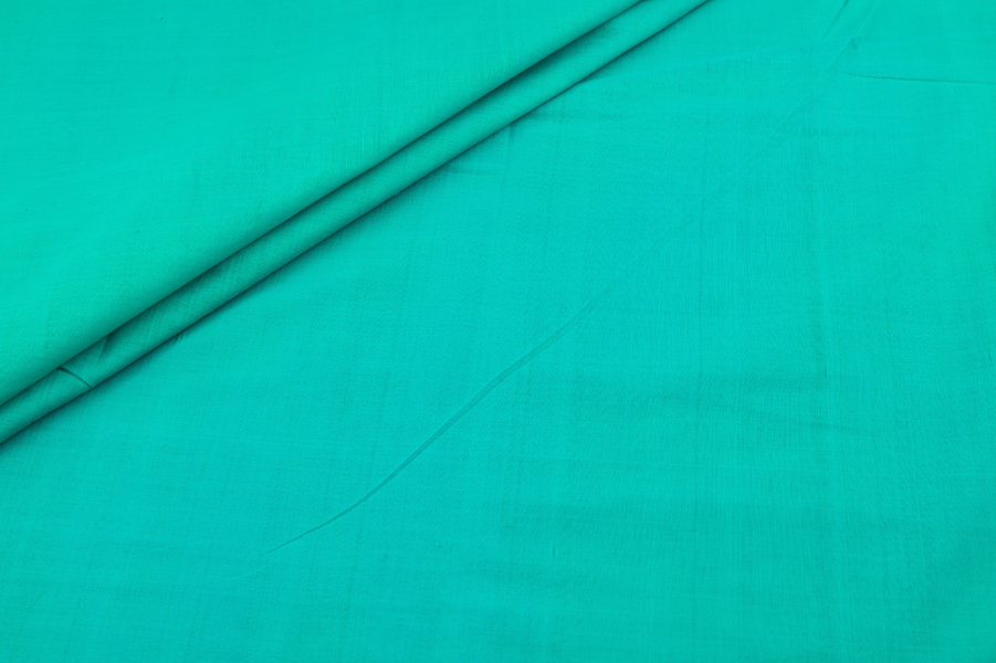 32106 (1) Ocean Mist Blue Handwoven Mangalgiri 100% Pure Cotton Fabric - Image 1