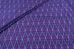 Indigo Blue Mercerised Fine Handloom Ikkat Tie-Dye Pure Soft Cotton Fabric