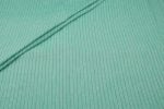 Pearl Aqua Green Flowy HandLoom Woven Stripes Pure Soft Cotton Fabric